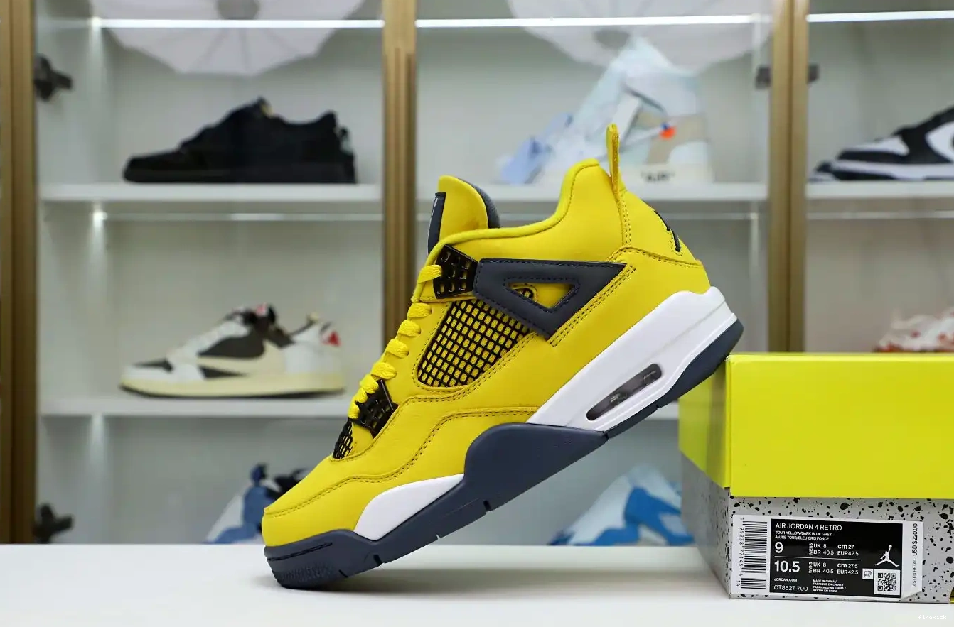 AIR JORDAN 'LIGHTNING' 2021 AIR JORDAN 4 RETRO 0606